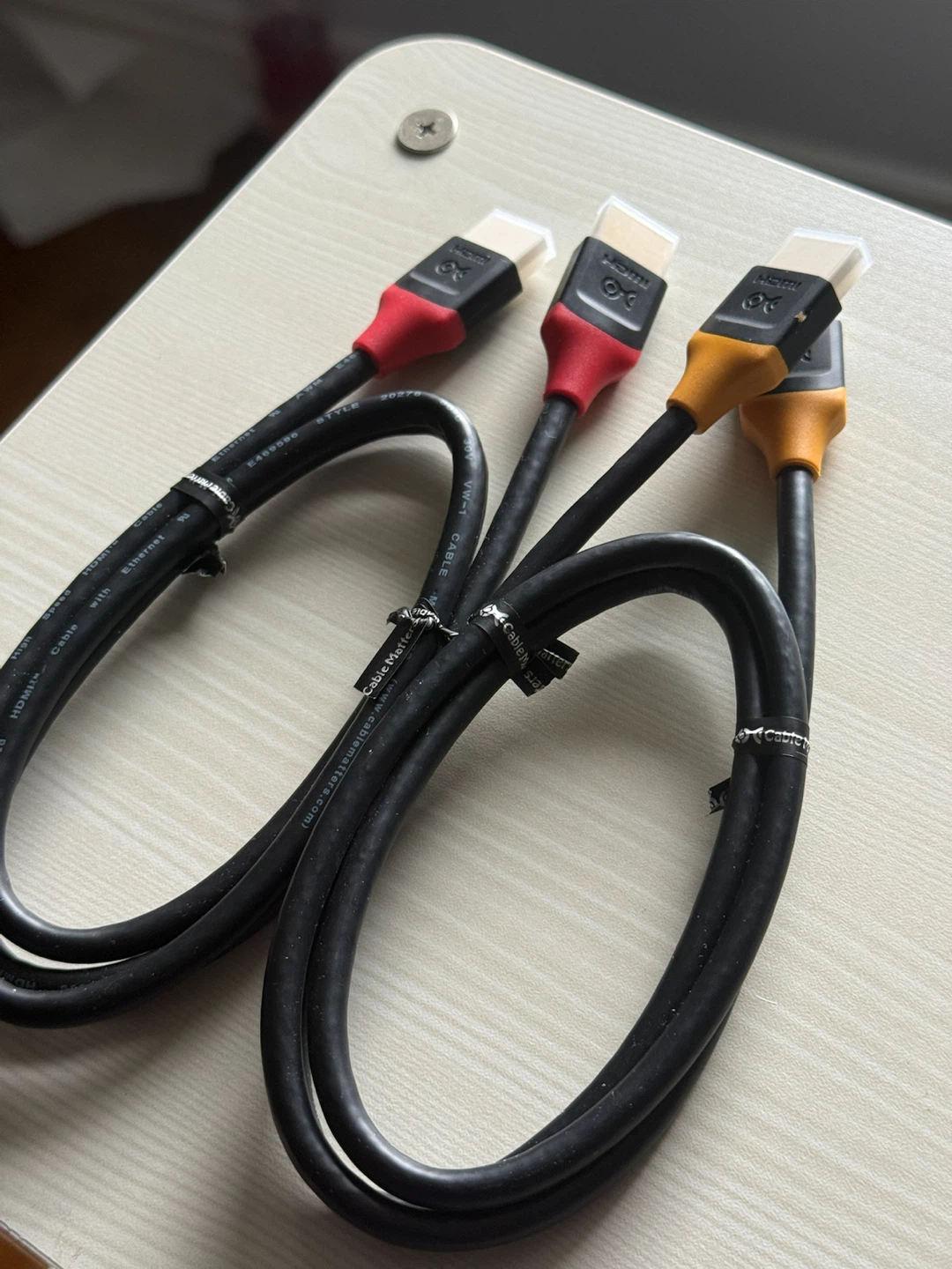 HDMI Cables (3 Cable Matters 4K + 1 extra) — $10 - photo 2