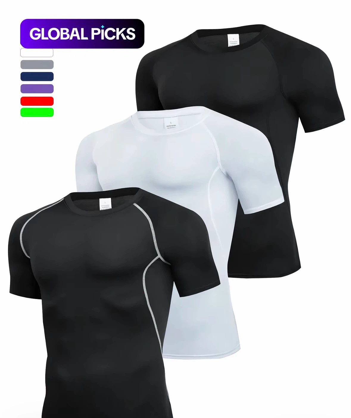 Men athletic compression shirts