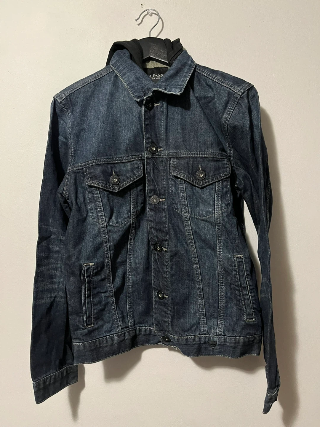 Guess Denim Jacket with Hoodie