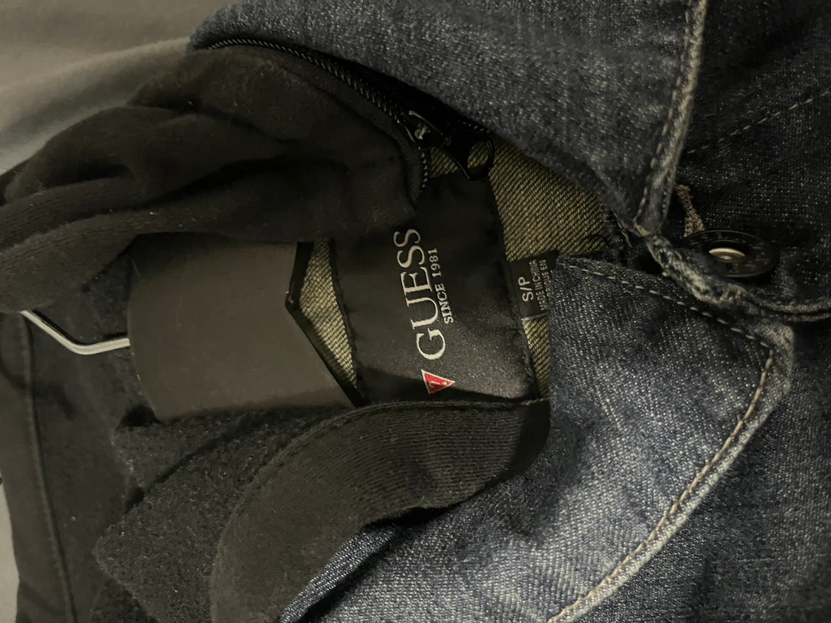 Guess Denim Jacket with Hoodie - photo 4