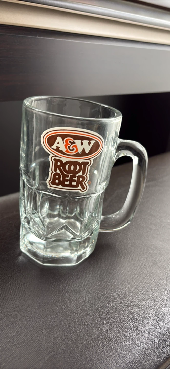 Vintage 1985 A&W Root Beer Glass Mug