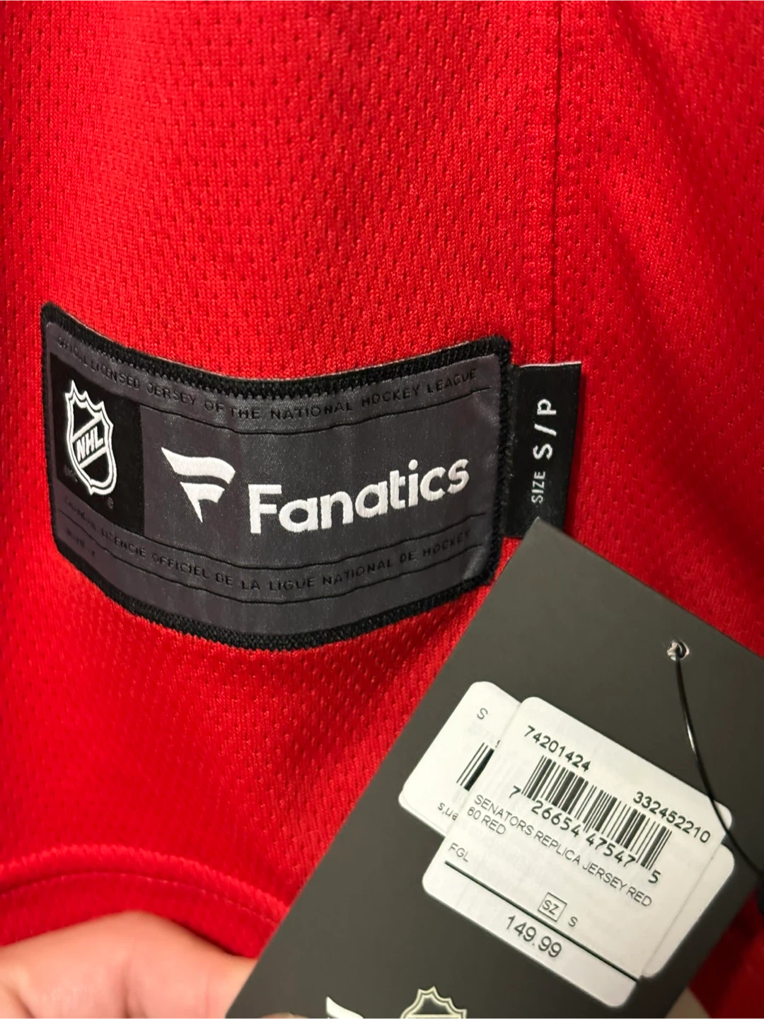 Ottawa Senators Fanatics NHL Replica Jersey - photo 4