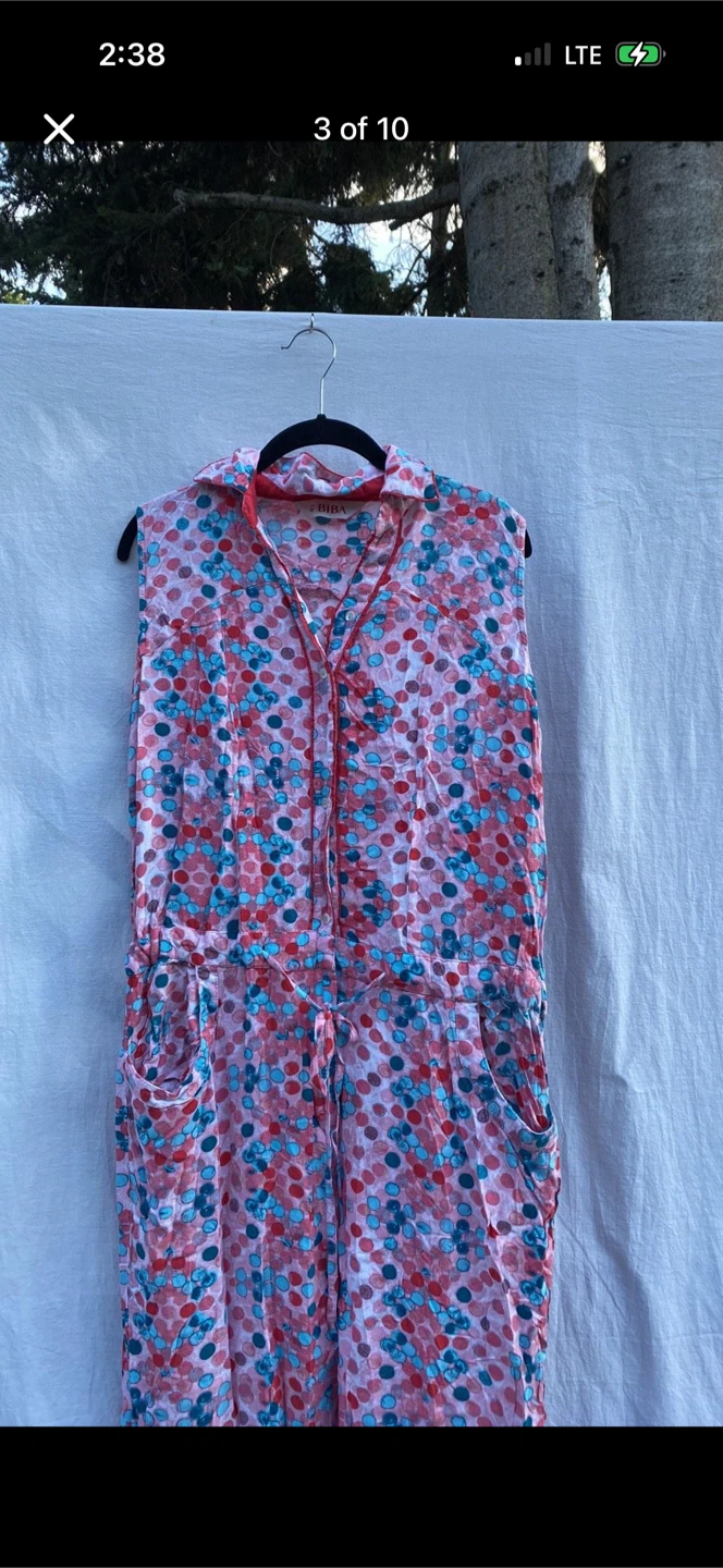 Biba Polka Dot Sleeveless Pyjama Romper - photo 2