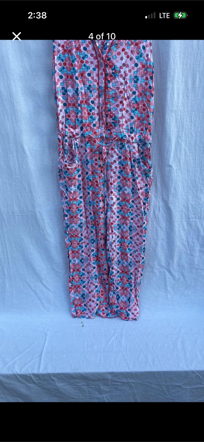 Biba Polka Dot Sleeveless Pyjama Romper - photo 3