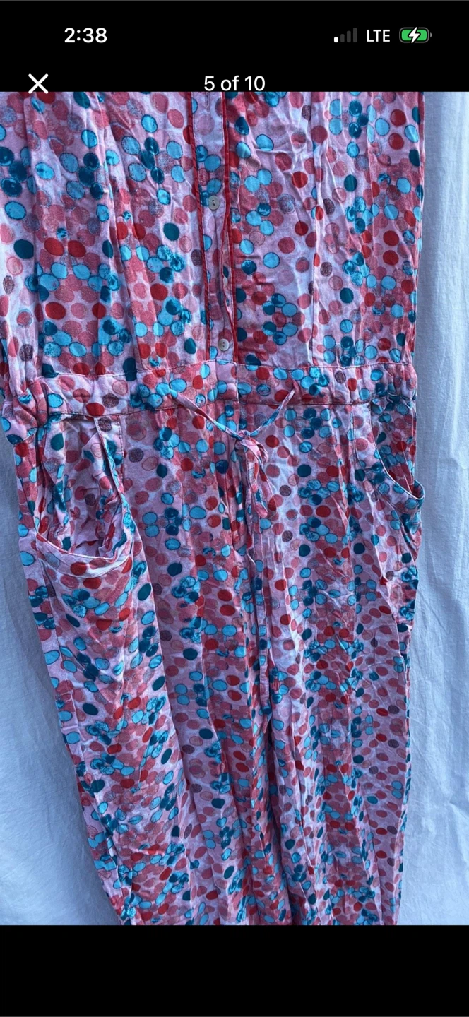 Biba Polka Dot Sleeveless Pyjama Romper - photo 4