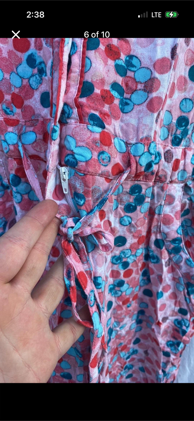 Biba Polka Dot Sleeveless Pyjama Romper - photo 5