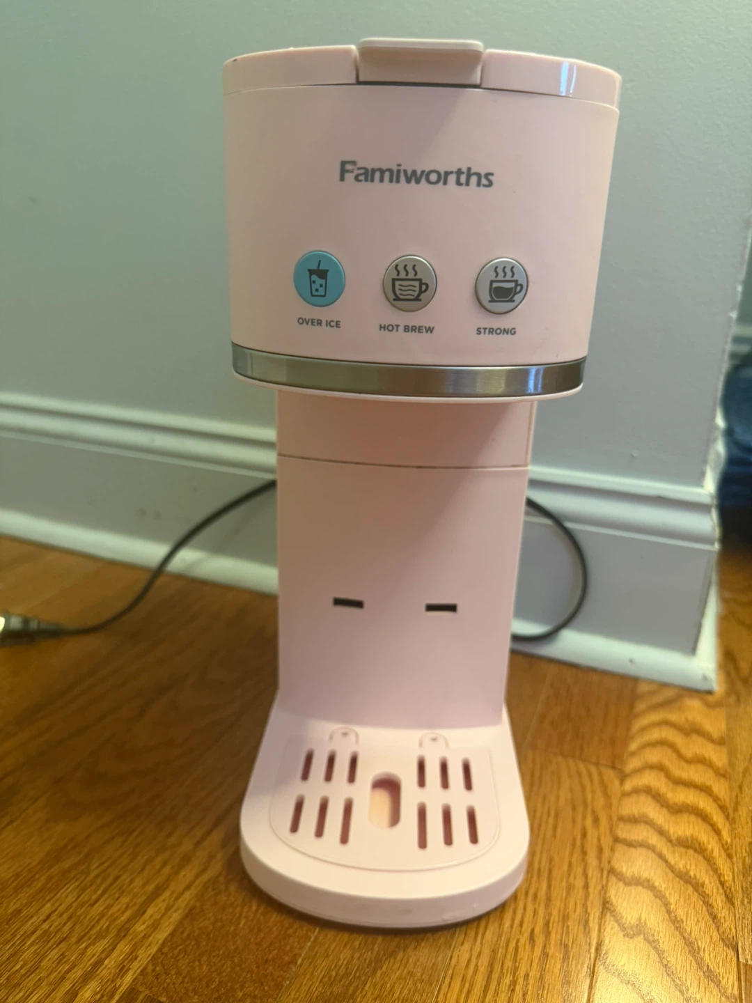Famiworths Pink Single Serve Coffee Maker