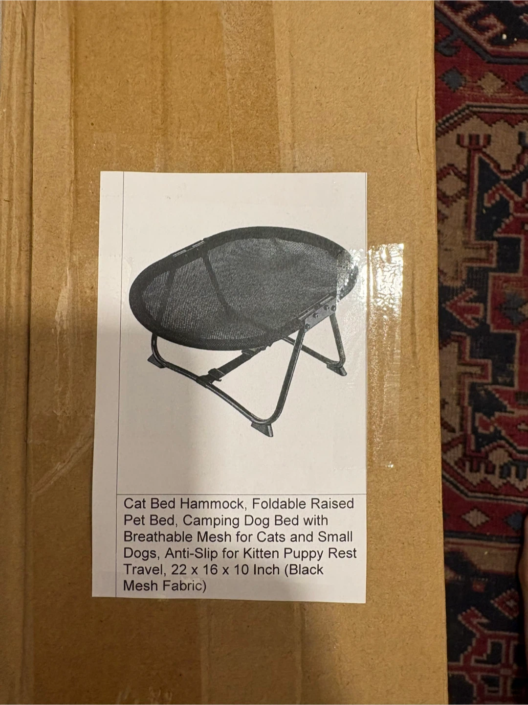 Cat Bed Hammock Foldable Raised Pet Bed