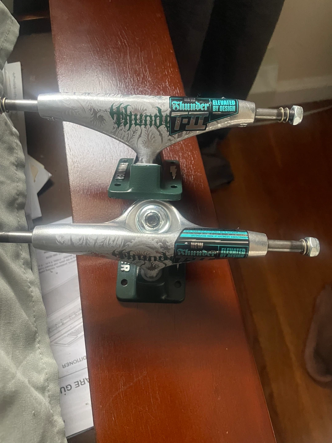 Thunder T-II Skateboard Trucks - photo 2