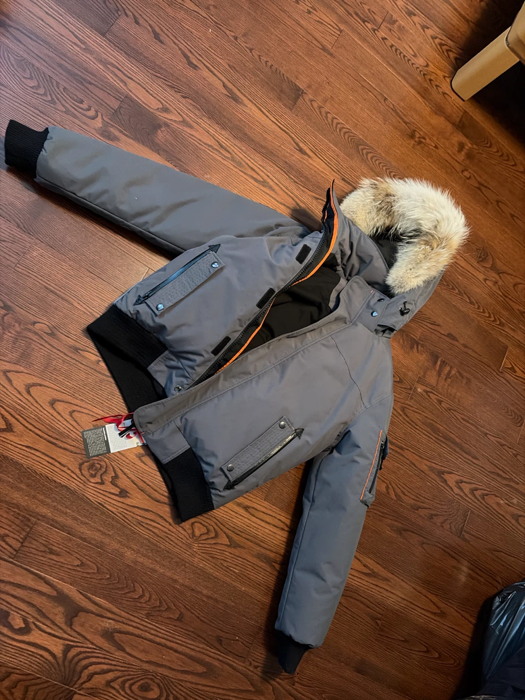 Outdoor Survival Canada Grey Bomber Jacket