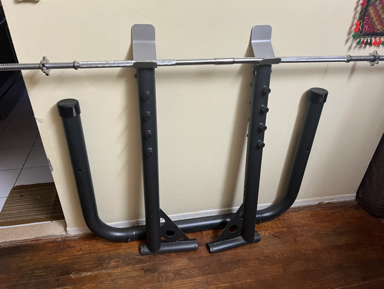 Adjustable Weight Squat Rack Stand - photo 3