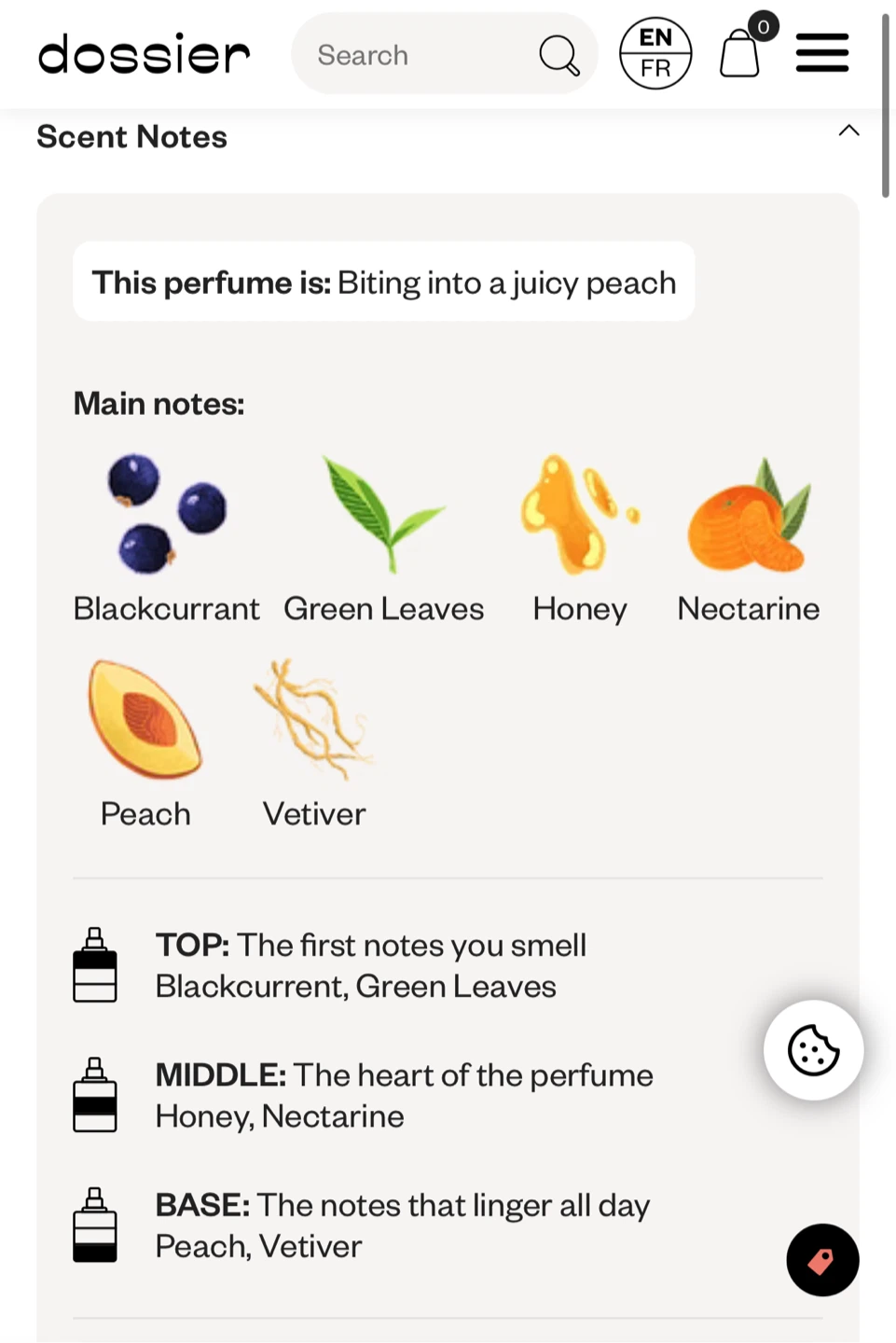 Dossier Fruity Honey Perfume - photo 3