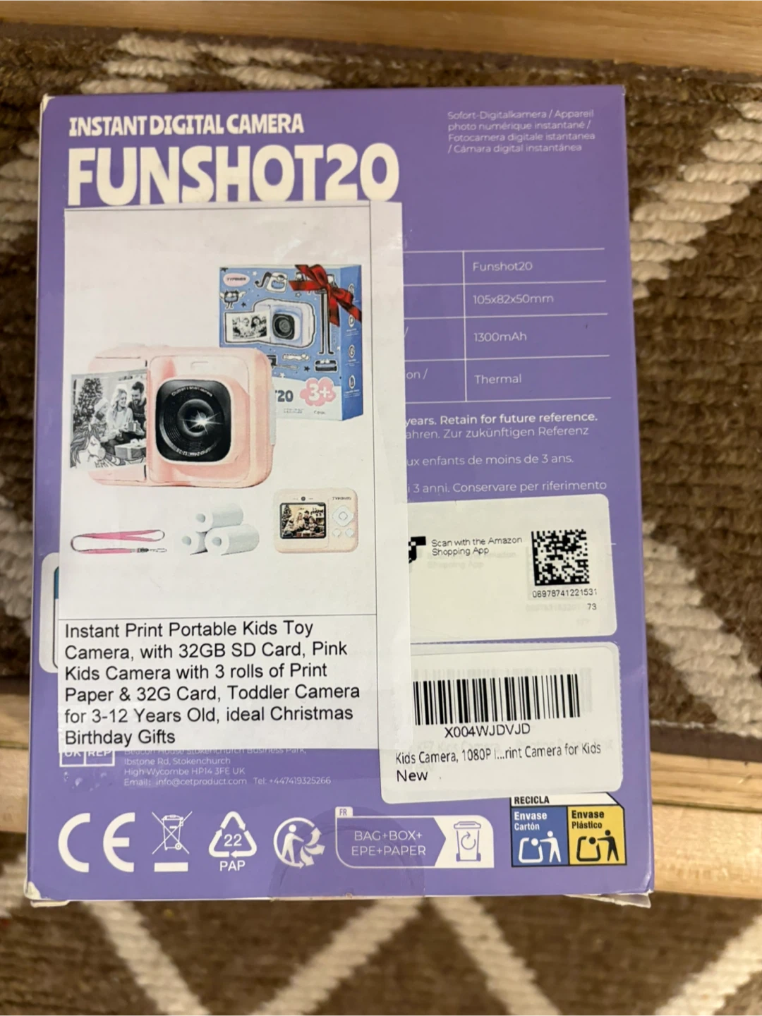Funshot20 Instant Digital Camera for kids - photo 2