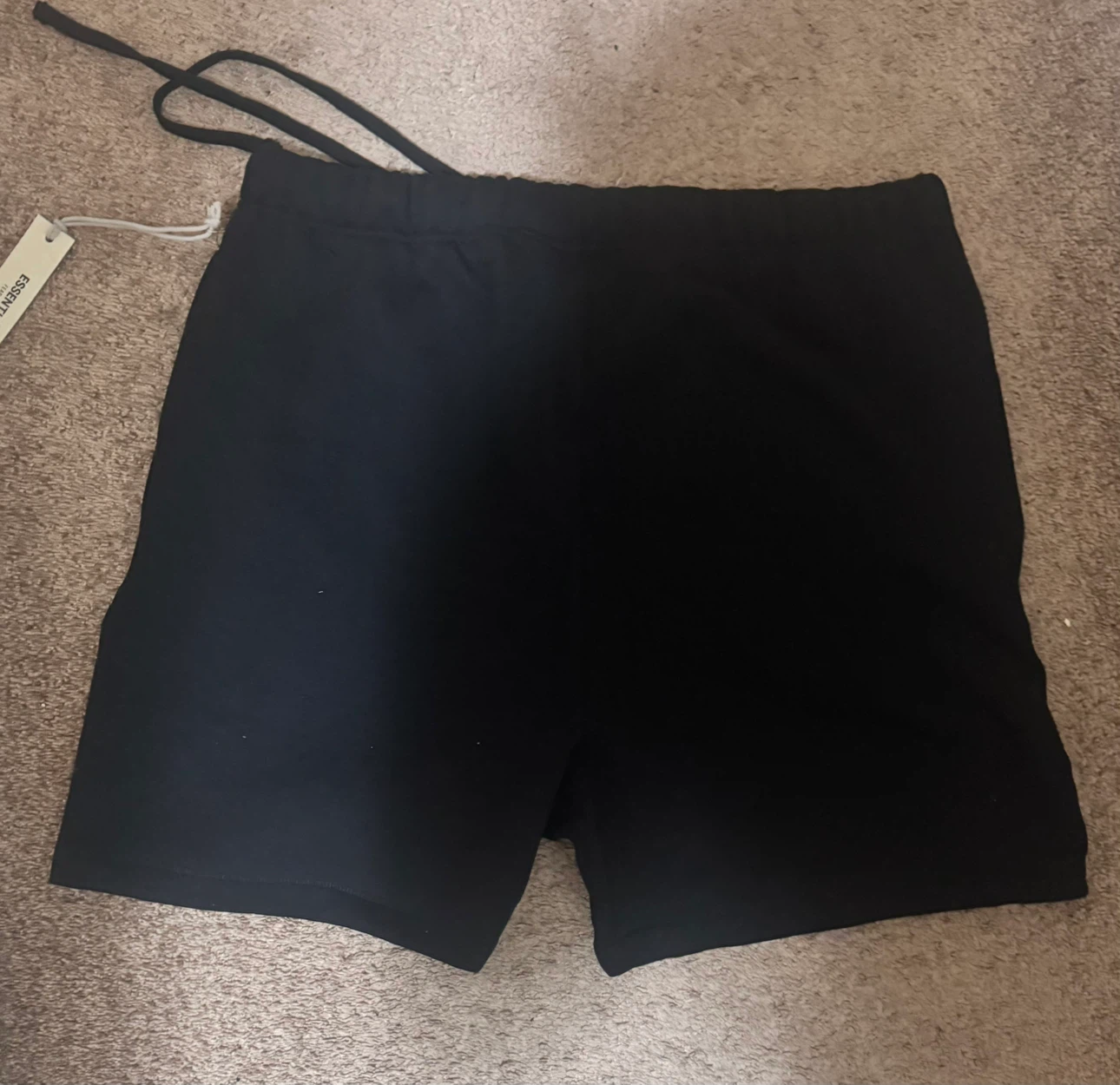 Black Fear of God Essentials Shorts