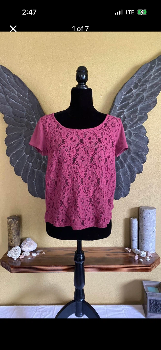 Kismet Lace Front Shirt Top