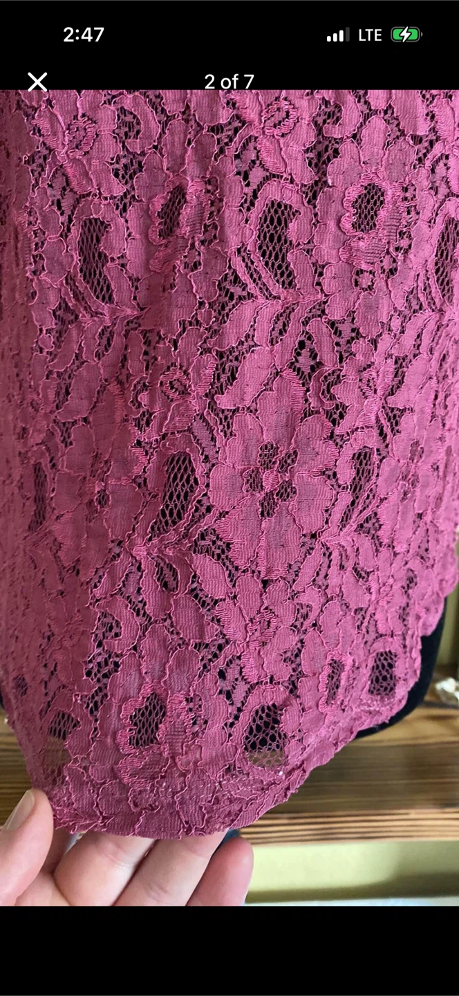 Kismet Lace Front Shirt Top - photo 2