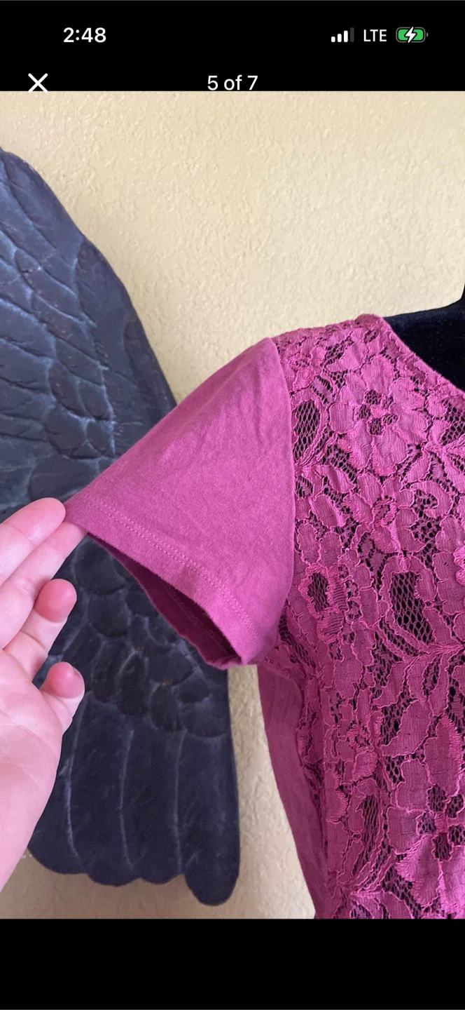 Kismet Lace Front Shirt Top - photo 5