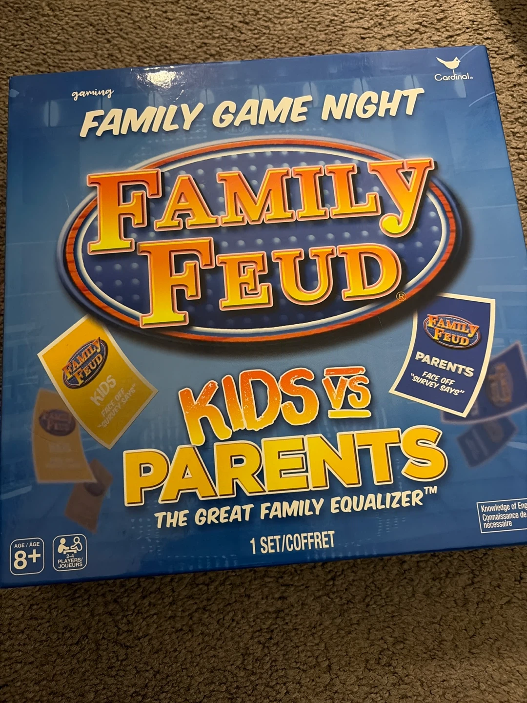 Family Feud Kids vs Parents Board Game
