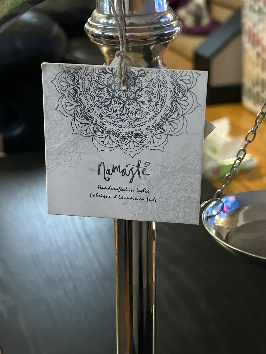 Namaste Handcrafted in India Decorative Scale - photo 2