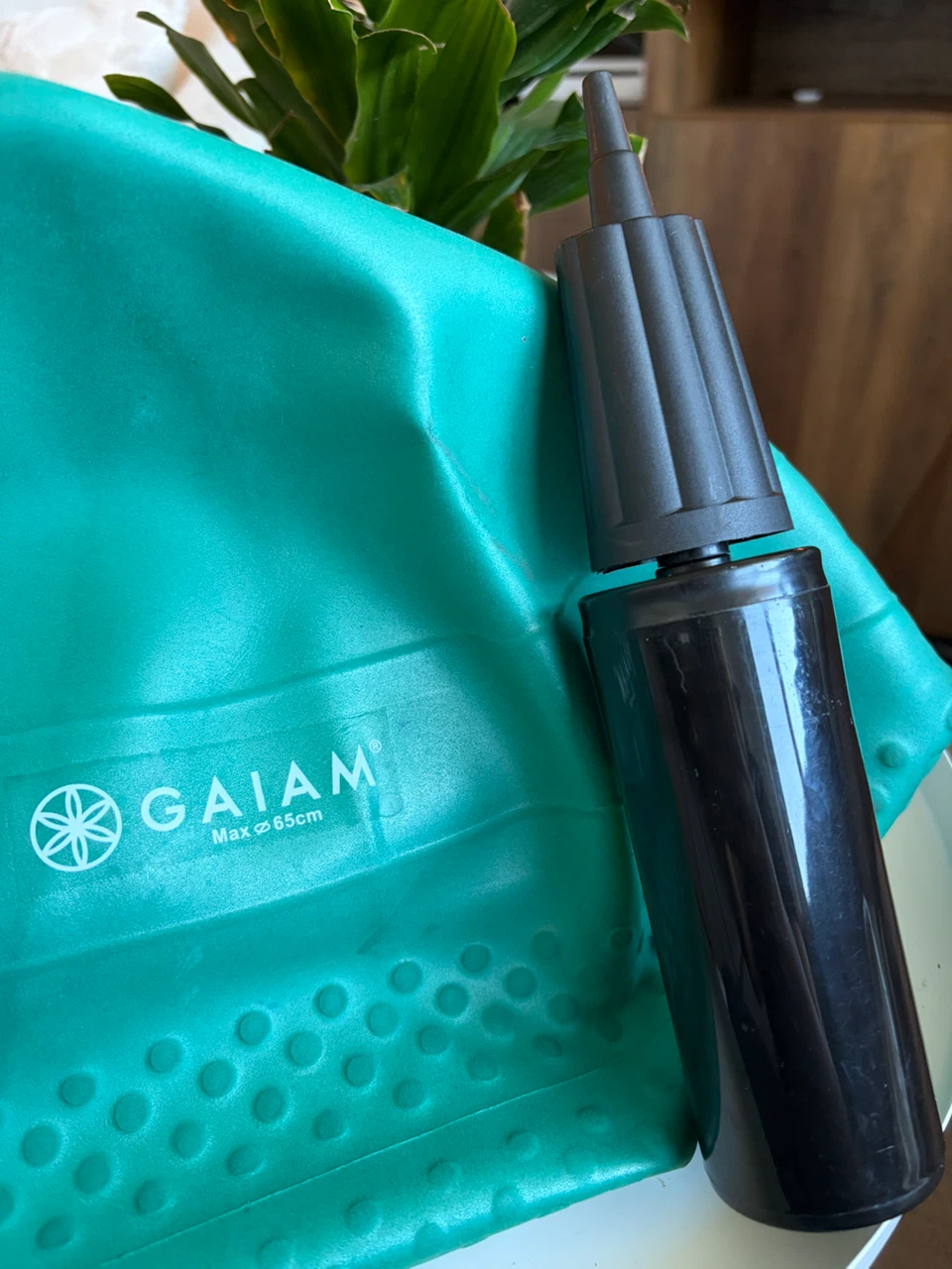 Gaiam Teal Exercise Ball - Max 65cm - photo 2