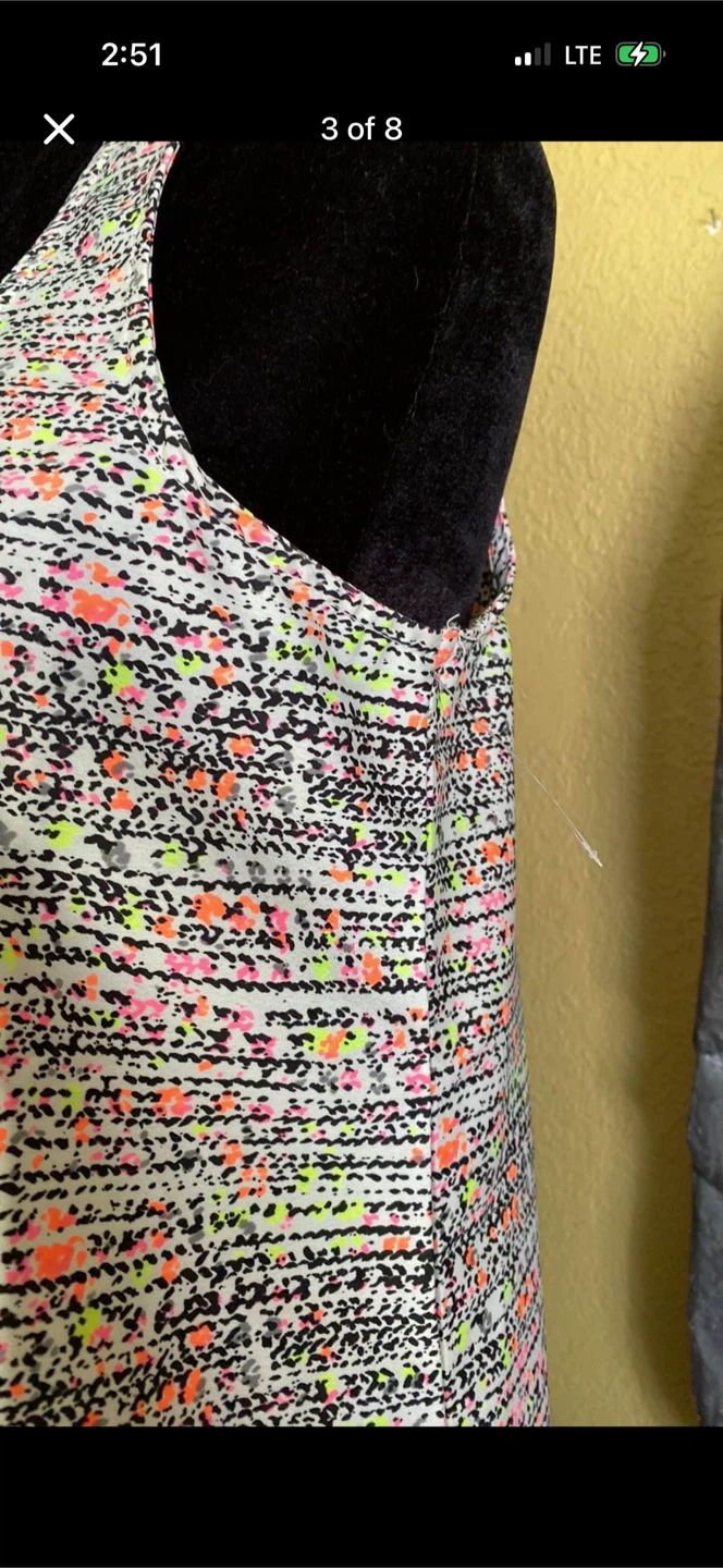 Warehouse One Tunic Length Tank Top With Back Cut Out - photo 3