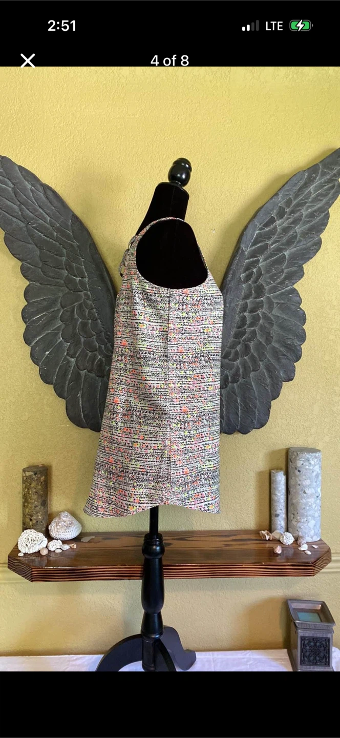 Warehouse One Tunic Length Tank Top With Back Cut Out - photo 4