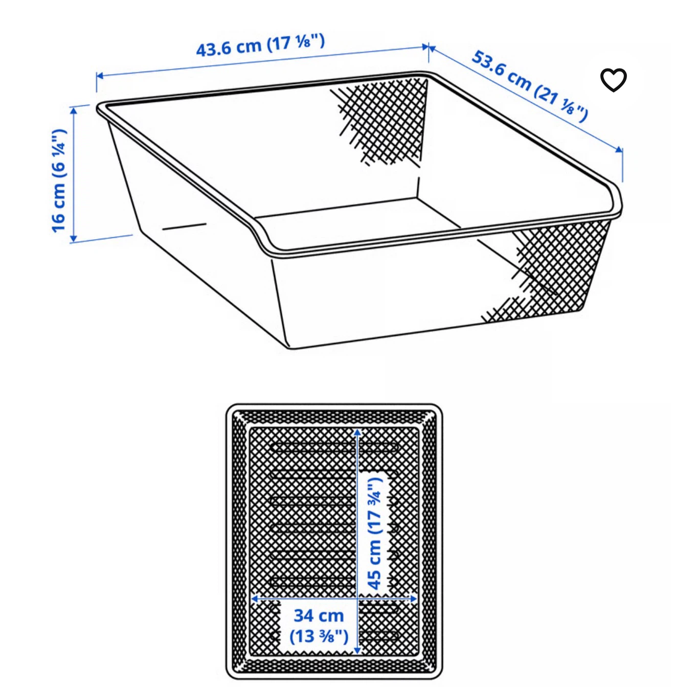 IKEA Komplement wire basket - photo 4
