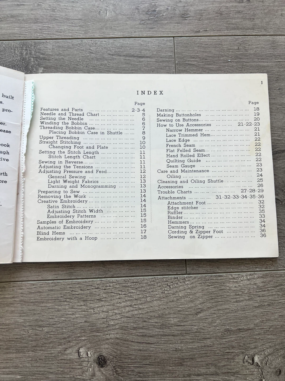 Vintage Domestic Zigzag Sewing Machine Model 762 User Manual - photo 4