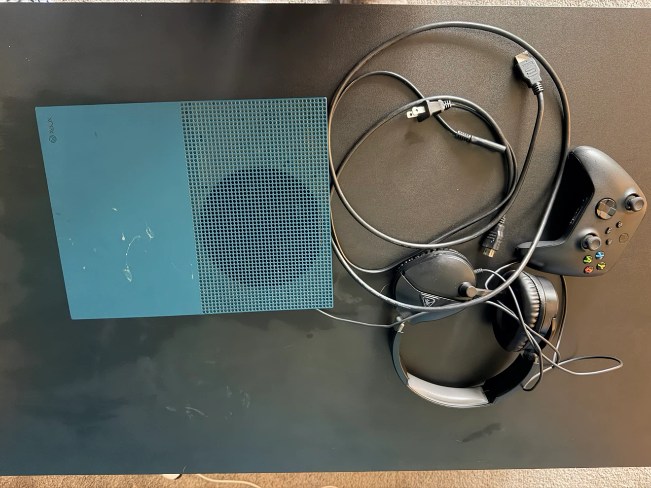 Xbox One S Blue Console Bundle