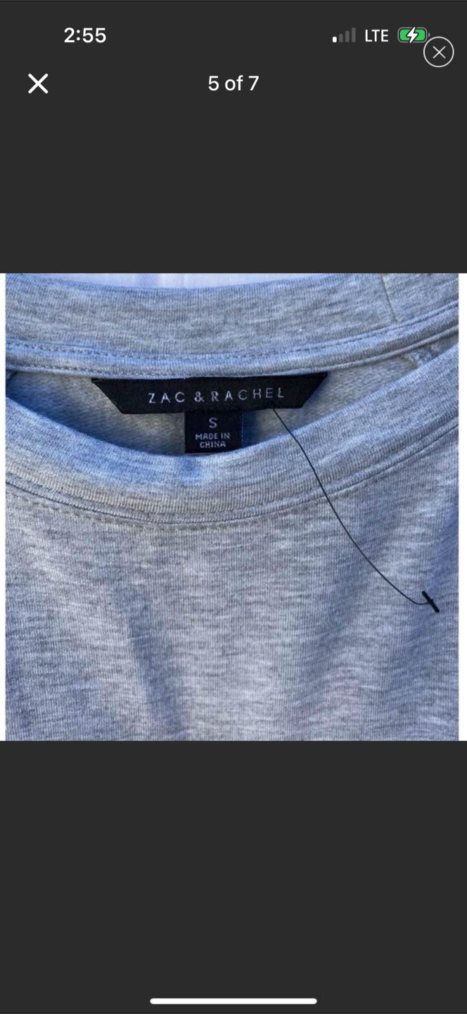 Zac & Rachel Oversized Super Soft Grey Sweater - photo 5