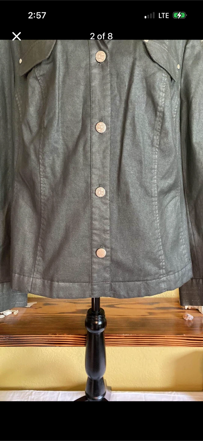 Vintage Cavita Sparkly Blazer Button Down Jacket - photo 2