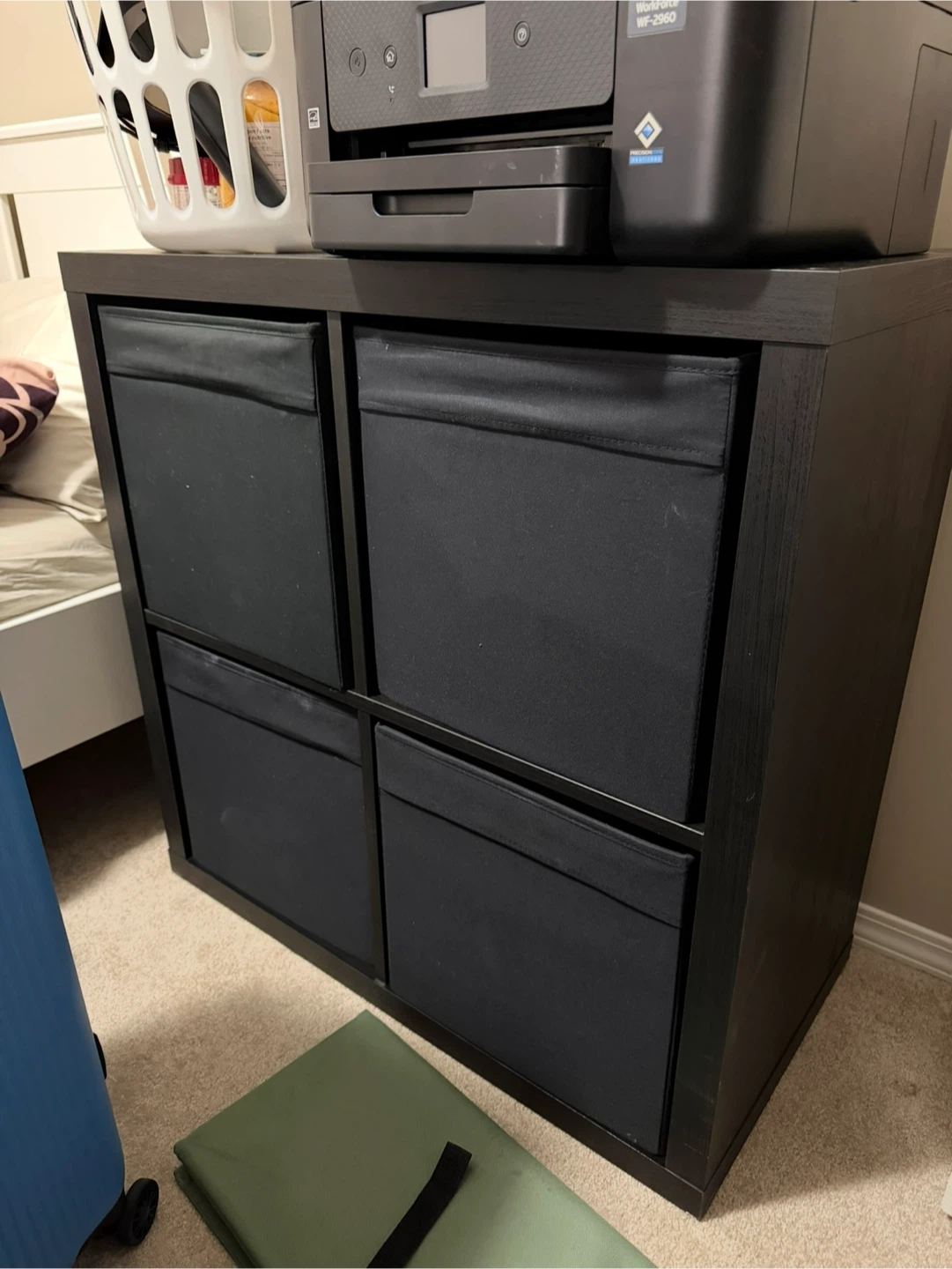 IKEA KALLAX Shelf Unit 2x2 Black-Brown