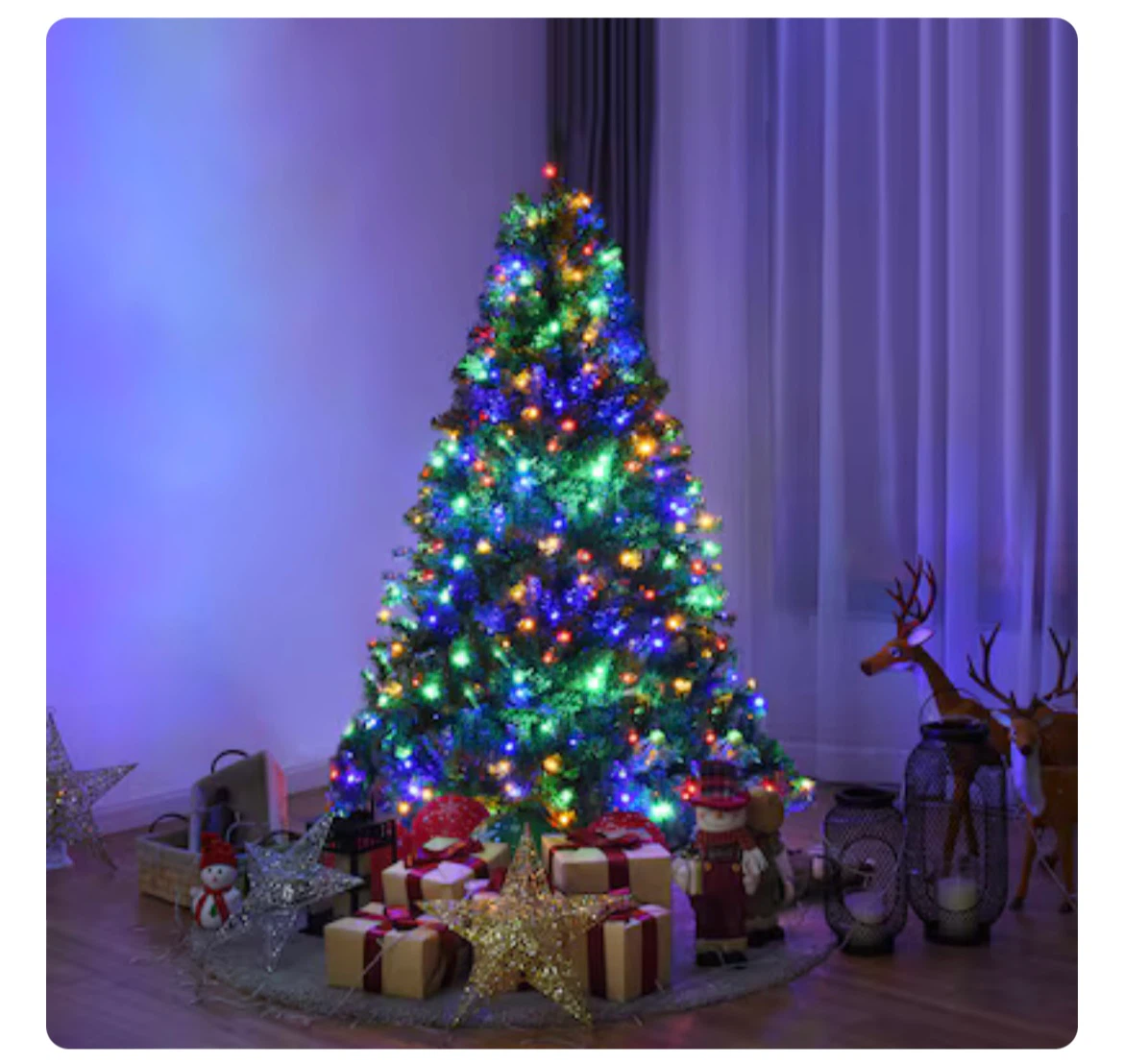5ft Pre-lit Artificial Christmas Tree