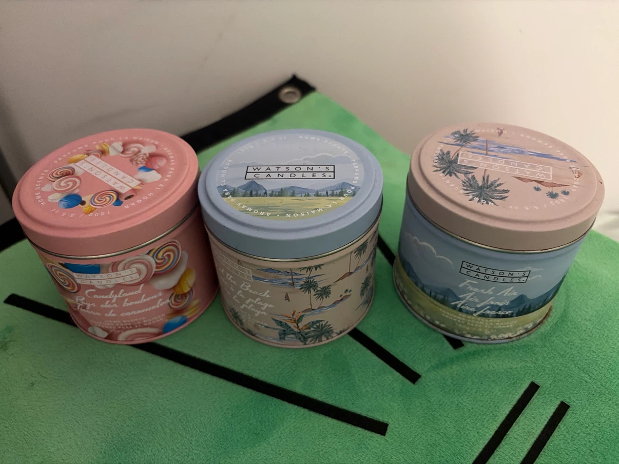 Watson's Candles Set of 3