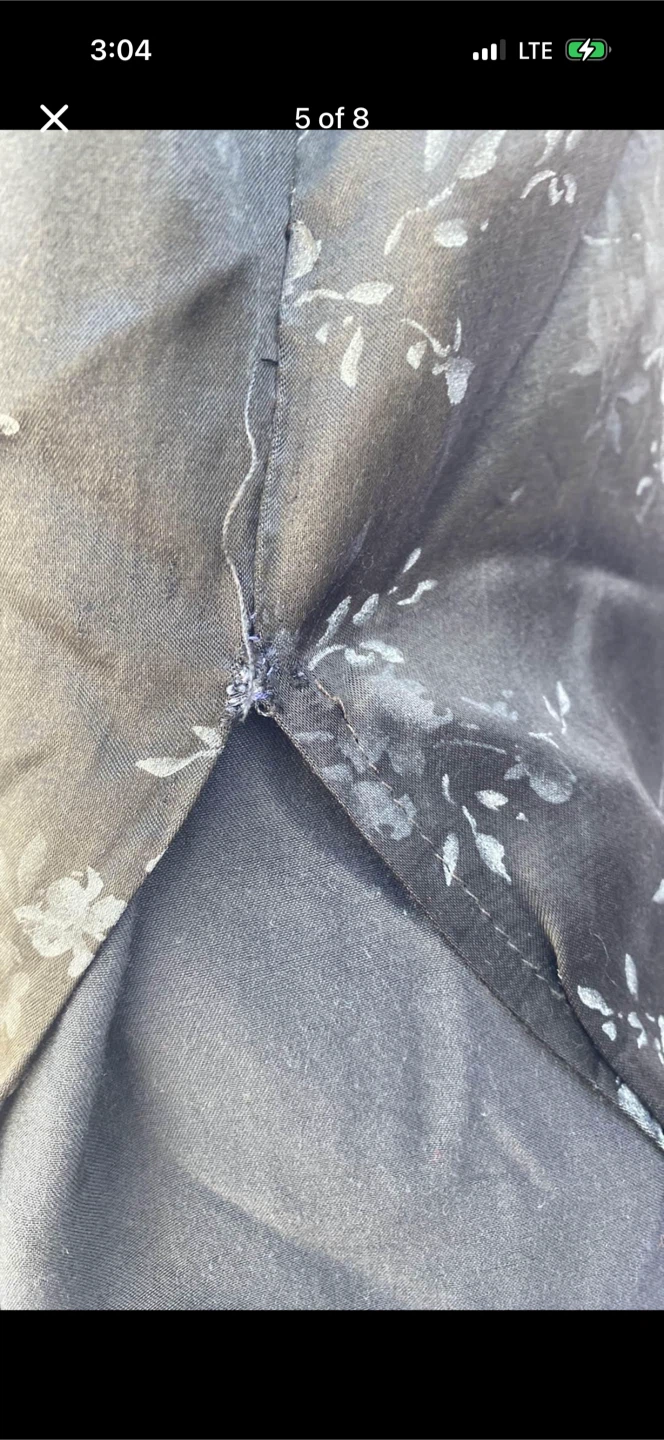 Vintage Floral Satin Maxi Skirt - photo 5