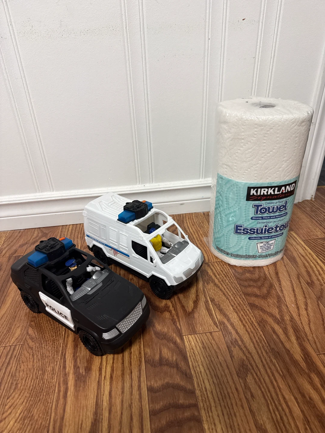 Police Car and Ambulance Toy Set