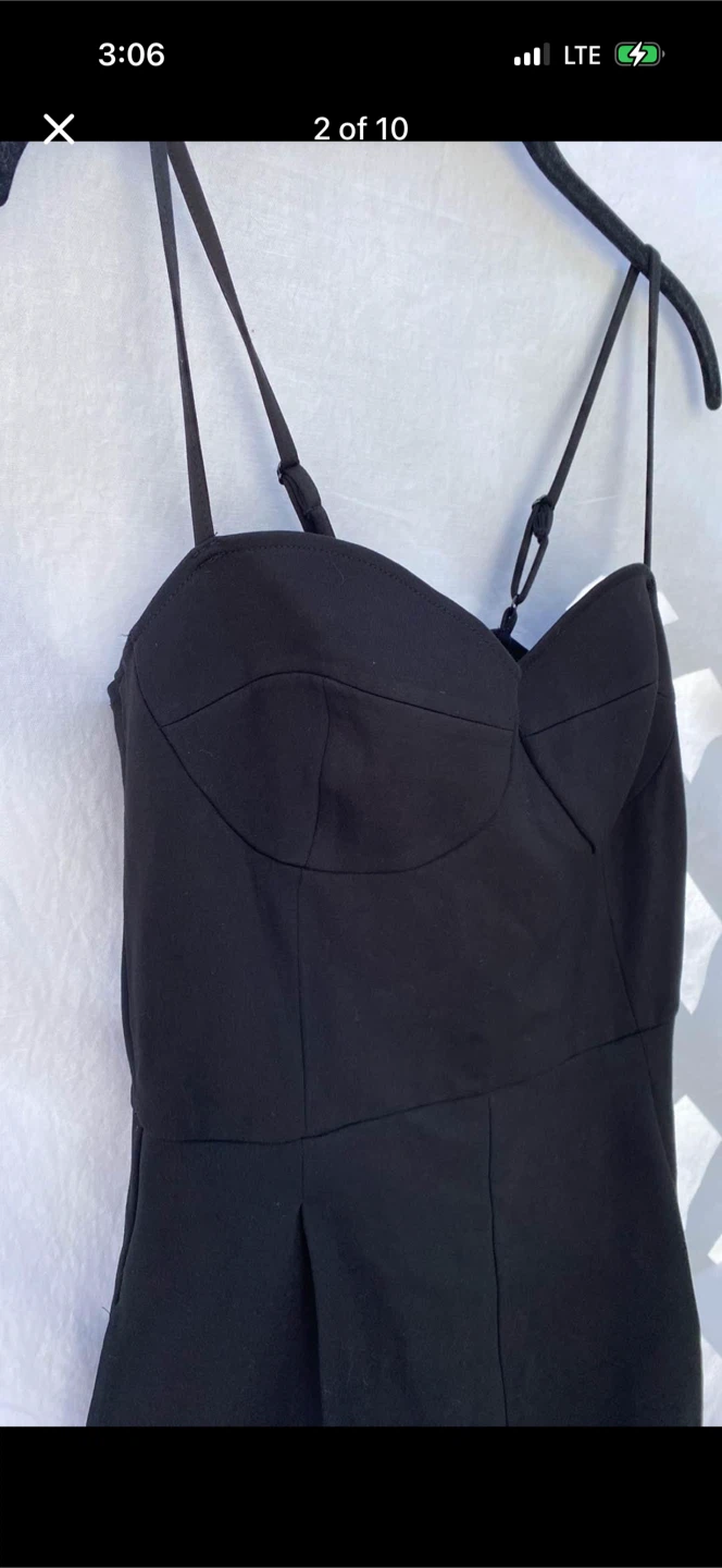 Leith Bustier Little Black Romper - photo 2