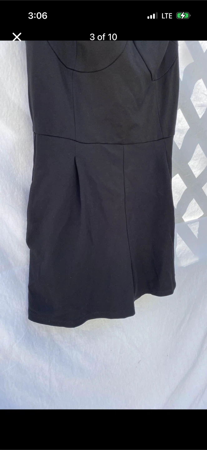 Leith Bustier Little Black Romper - photo 3