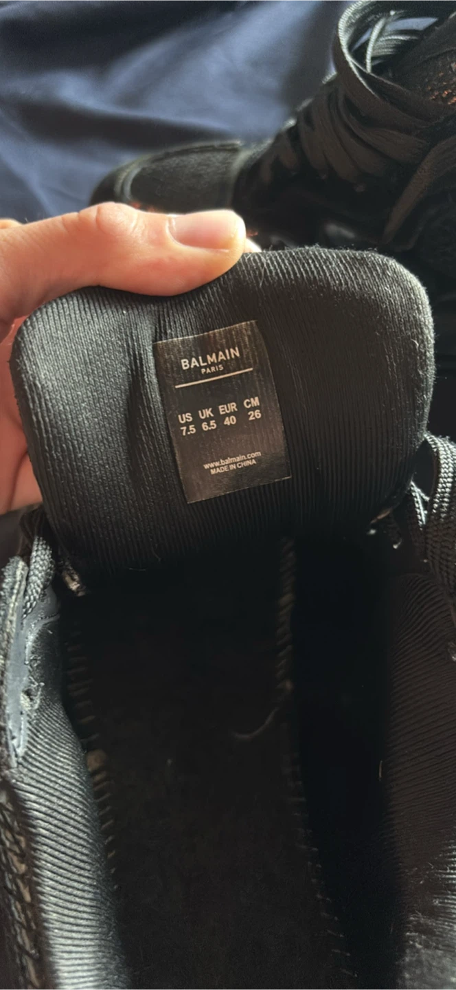 Balmain MB3V27 Sneakers Black - photo 4