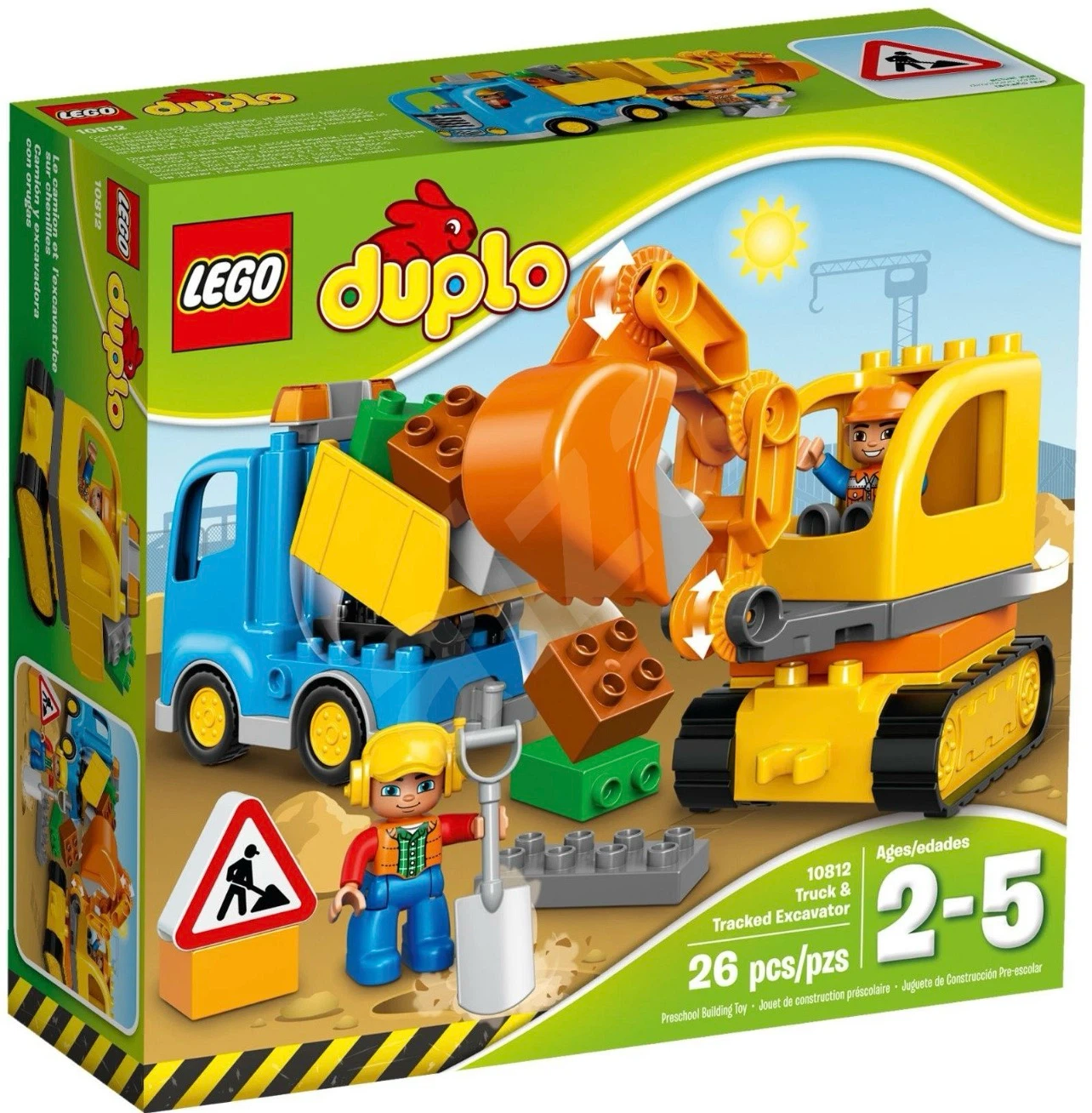 LEGO Duplo Truck and Tracked Excavator 10812