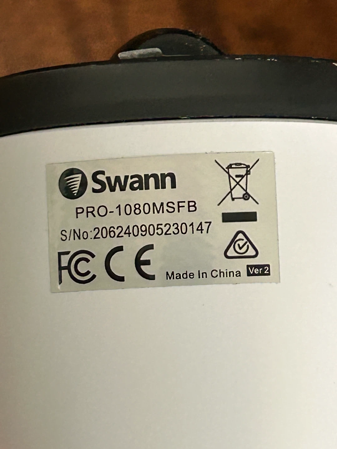 Swann PRO-1080MSFB Security Camera - photo 3