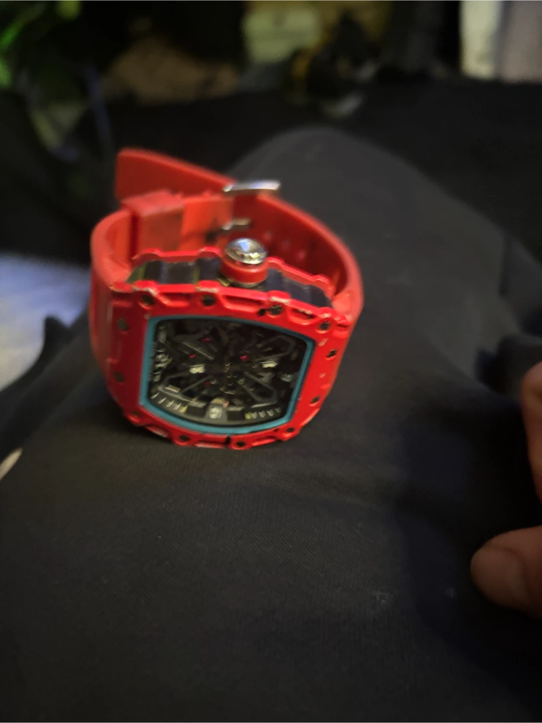 Richard Mille Style Red Rubber Watch - photo 4