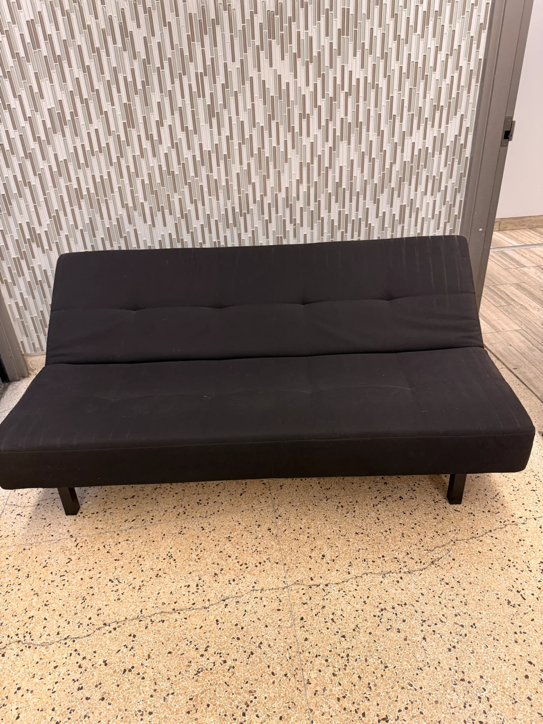 Black Futon Sofa Bed - photo 2