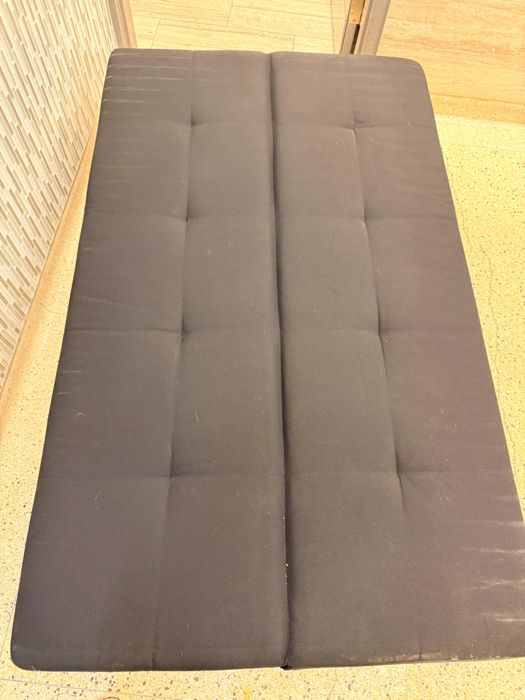 Black Futon Sofa Bed - photo 4