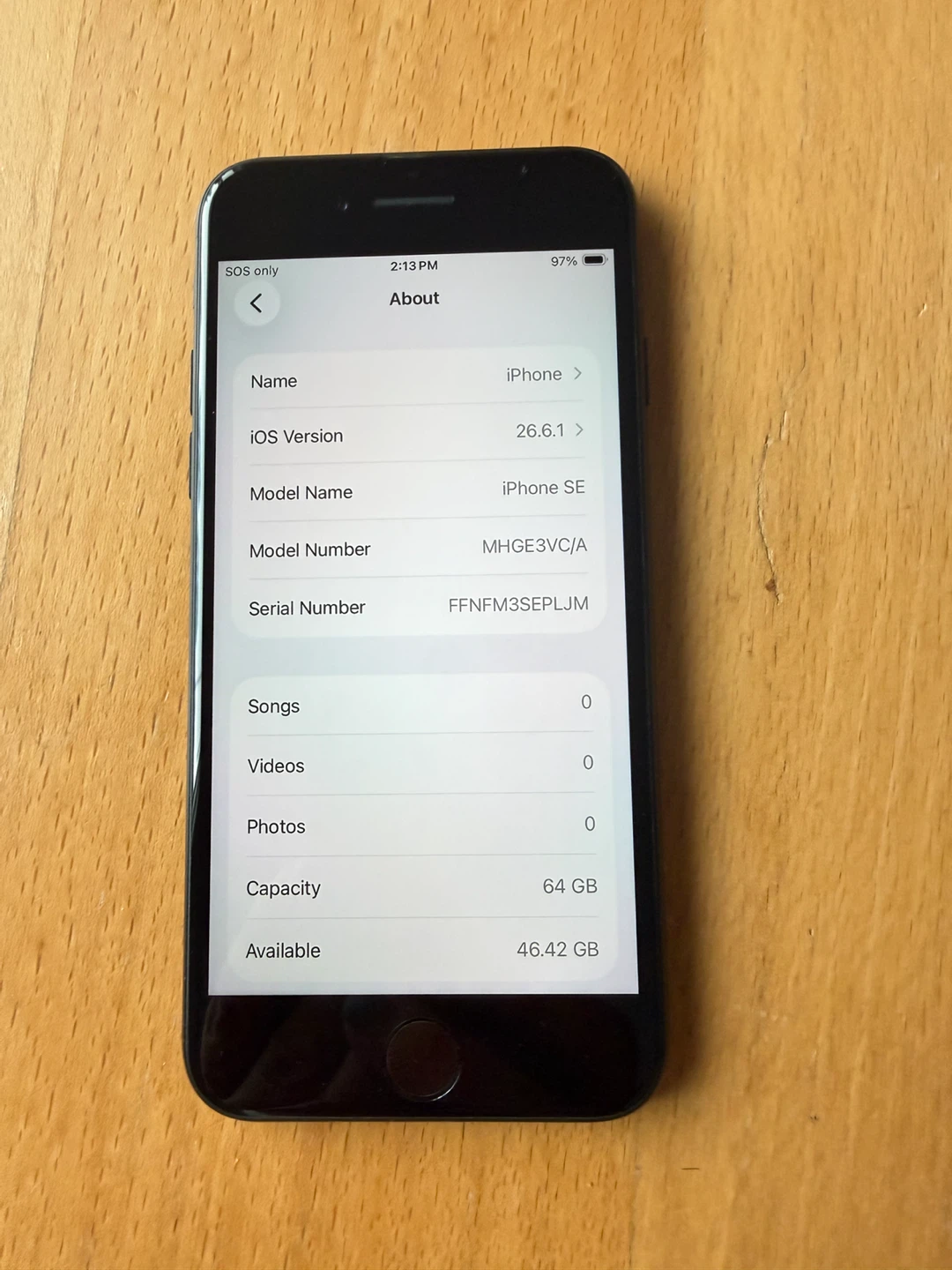 Apple iPhone SE 2 64GB Black - photo 2
