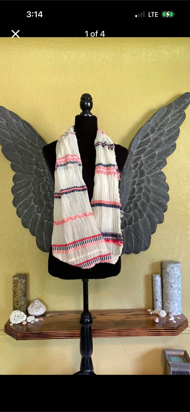 American Eagle Outfitters Scarf With Embroidery
