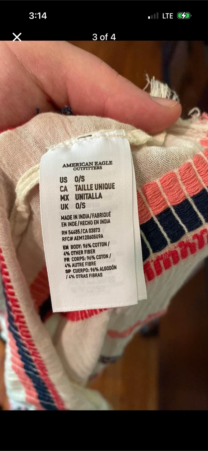 American Eagle Outfitters Scarf With Embroidery - photo 3