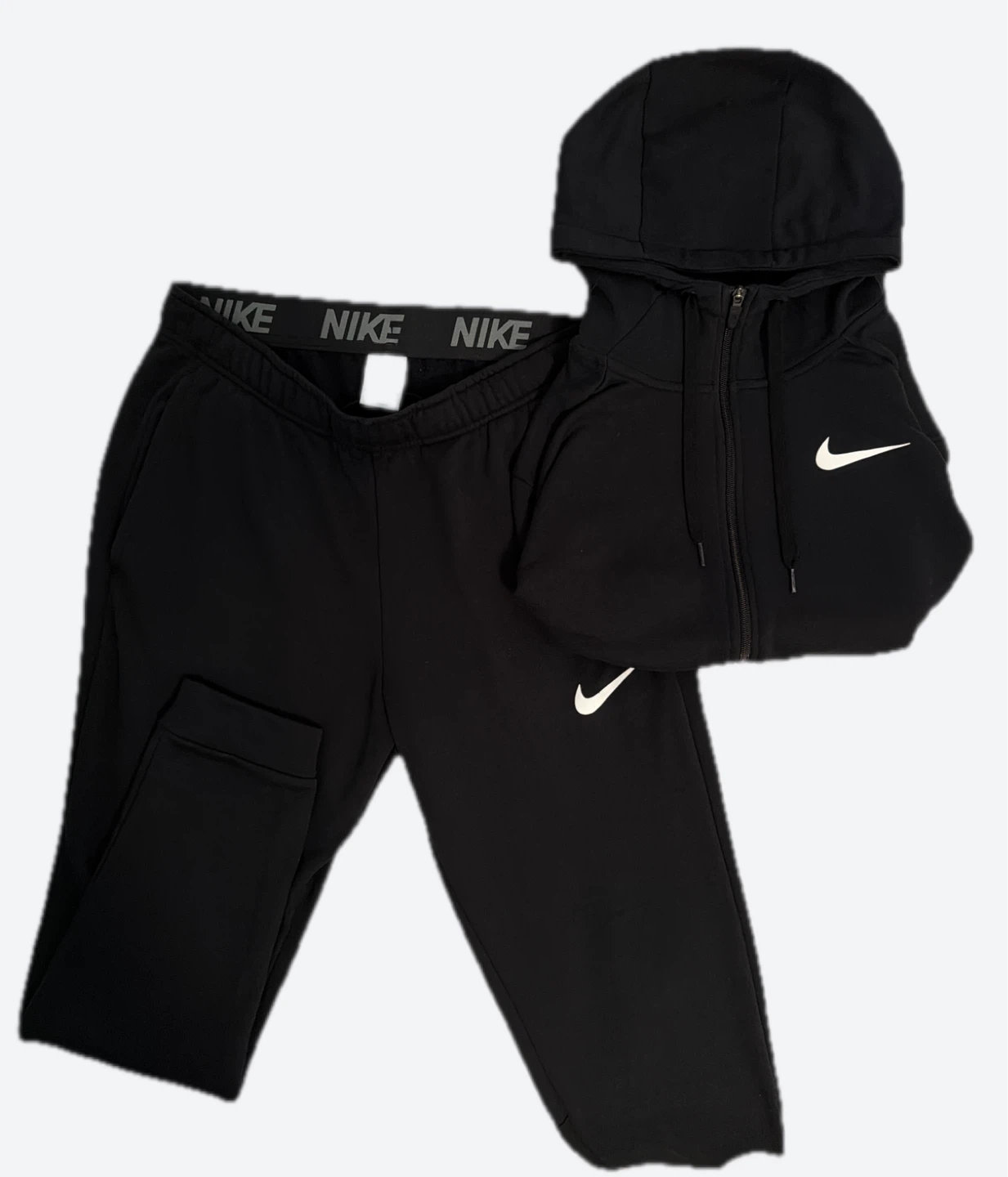 M/L Men’s Nike Dri-FIT Full Zip Hoodie & Sweats Set