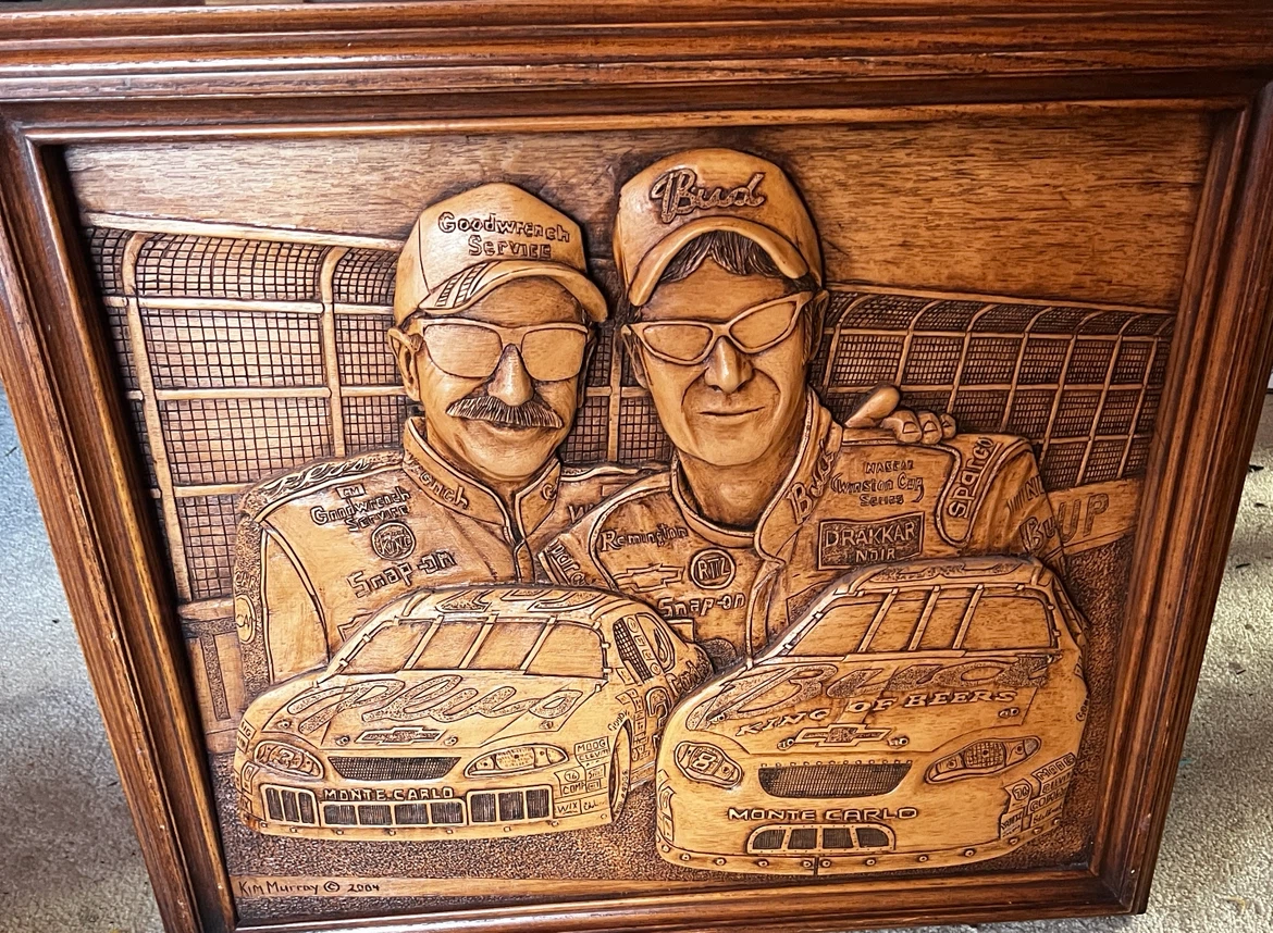 NASCAR legends Dale Earnhardt Sr. and Dale Earnhardt Jr.,
