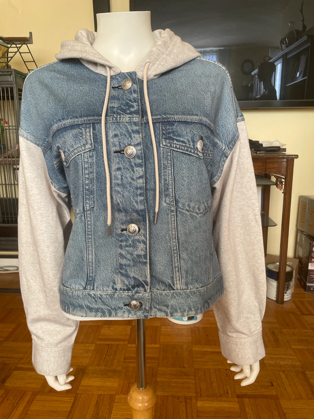 Rag & Bone Sport Combo Hooded Trucker Denim Jacket - photo 2